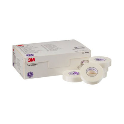 Picture of Medical Tape 3M™ Durapore™ High Adhesion Silk-Like Cloth 1/2 Inch X 10 Yard White NonSterile1538-0