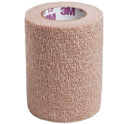 Picture of Cohesive Bandage 3M™ Coban™ LF 3 Inch X 5 Yard Standard Compression Self-adherent Closure Tan NonSterile2083