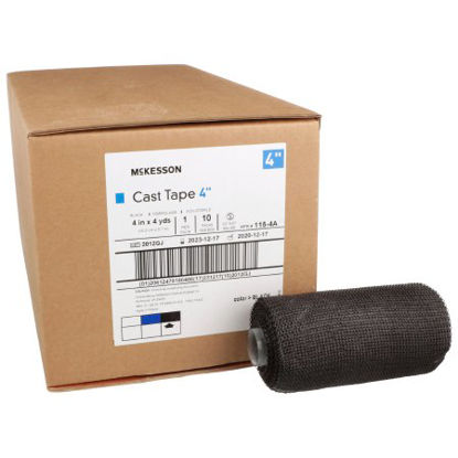 Picture of Cast Tape McKesson 4 Inch X 12 Foot Fiberglass Black115-4A