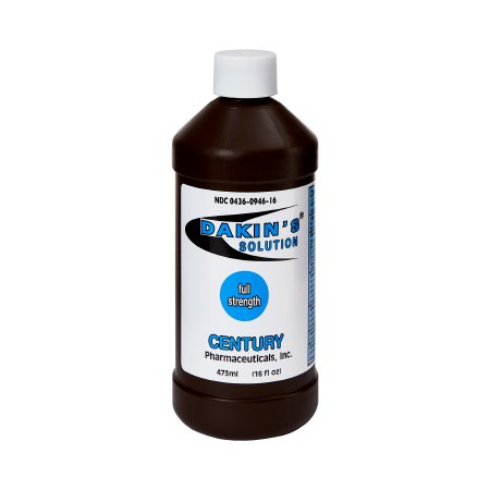 Picture of Wound Antimicrobial Cleanser Dakin's® Full Strength 16 oz. Bottle Sodium Hypochlorite00436094616
