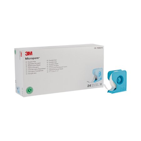 Picture of Medical Tape with Dispenser 3M™ Micropore™ Skin Friendly Paper 1/2 Inch X 10 Yard White NonSterile1535-0