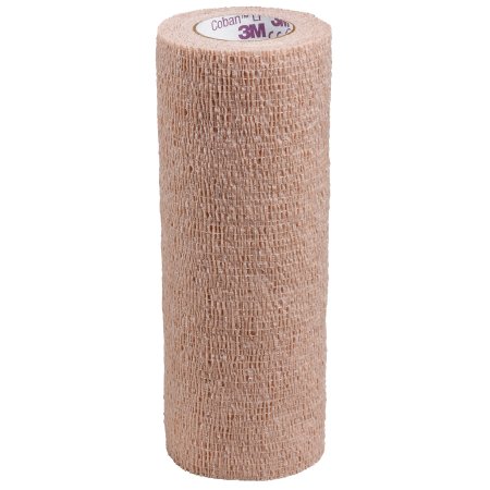 Picture of Cohesive Bandage 3M™ Coban™ LF 6 Inch X 5 Yard Standard Compression Self-adherent Closure Tan NonSterile2086