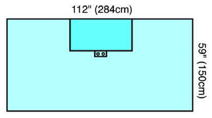 Picture of General Purpose Drape HD Top Sheet Drape 112 W X 59 L Inch Sterile59352