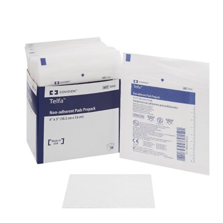 Picture of Non-Adherent Dressing Telfa™ Ouchless Cotton 3 X 4 Inch Sterile1050-