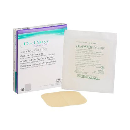 Picture of Hydrocolloid Dressing DuoDERM® Extra Thin 4 X 4 Inch Square Sterile187955
