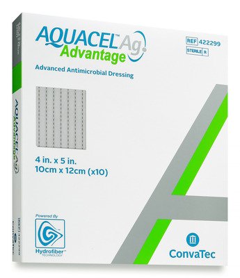 Picture of Silver Dressing Aquacel® Ag Advantage 4 X 5 Inch Rectangle Sterile422299