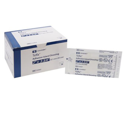 Picture of Adhesive Strip Telfa™ 2 X 3-3/4 Inch Nonwoven Rectangle White Sterile7539LF