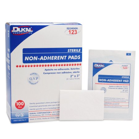 Picture of Non-Adherent Dressing Dukal™ Rayon / Polyester 2 X 3 Inch Sterile123