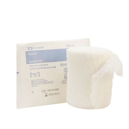 Picture of Fluff Bandage Roll Kerlix™ Gauze 6-Ply 3-4/10 Inch X 3-6/10 Yard Roll Shape Sterile6725