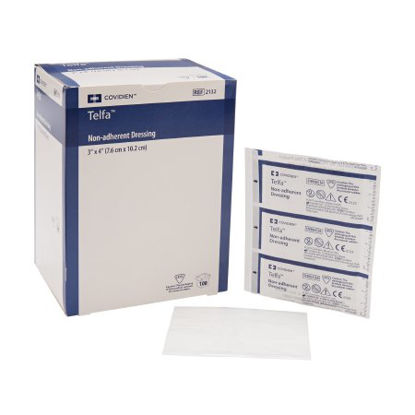 Picture of Non-Adherent Dressing Telfa™ Ouchless Cotton 3 X 4 Inch Sterile2132-