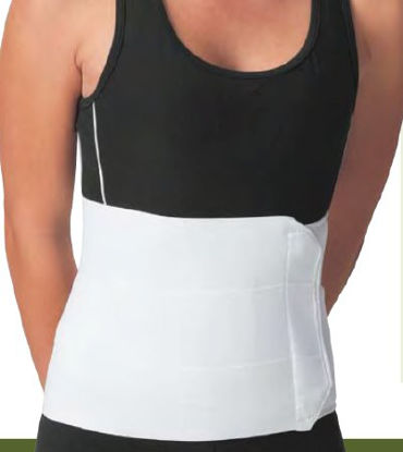Picture of Abdominal Binder Procare® X-Large Contact Closure 62 to 74 Inch Waist Circumference 9 Inch Adult79-89210