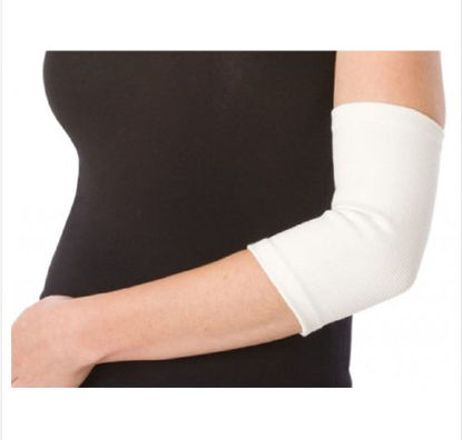 Picture of Elbow Support PROCARE® Small Pull-On Left or Right Elbow 8 to 9 Inch Circumference White79-81213