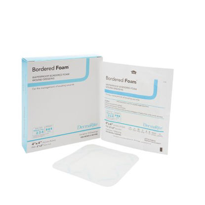 Picture of Foam Dressing BorderedFoam® 4 X 4 Inch Square Adhesive with Border Sterile00298E