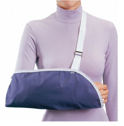 Picture of Arm Sling Procare® Clinic Hook and Loop Strap / Slide Buckle Closure X-Small79-84022