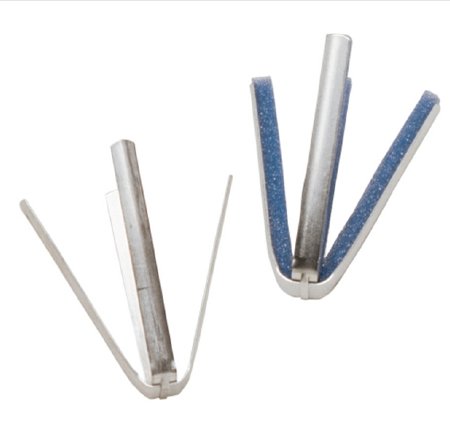Picture of Finger Splint ProCare® Small Without Fastening Left or Right Hand Blue / Silver79-71883