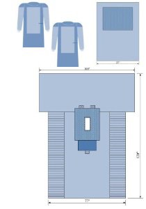 Picture of Abdominal Drape Pack60050