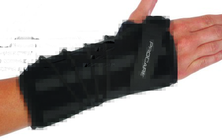 Picture of Wrist Brace ProCare® Quick-Fit® Wrist II Aluminum / Foam / Nylon Right Hand Black X-Large79-87561
