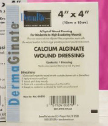 Picture of Calcium Alginate Dressing DermaGinate® 4-1/4 X 4-1/4 Inch Square Calcium Alginate Sterile00270E