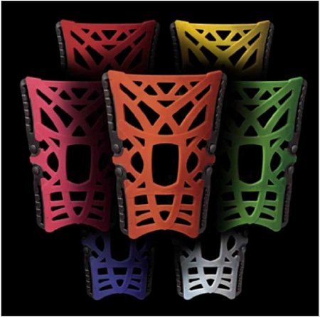 Picture of Knee Sleeve Reaction® Medium / Large Pull-On / Hook and Loop Strap Closure 18-1/2 to 23-1/2 Inch Circumference Left or Right Knee11-0215-3