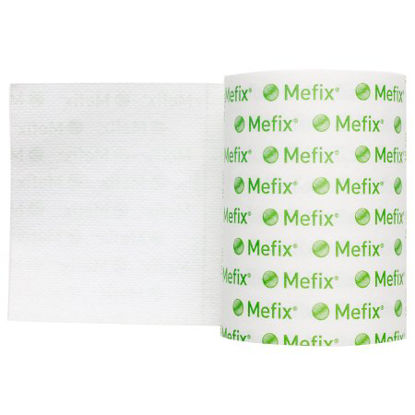 Picture of Dressing Retention Tape with Liner Mefix® Perforated Liner Nonwoven Spunlace Polyester 4 Inch X 11 Yard White NonSterile311099