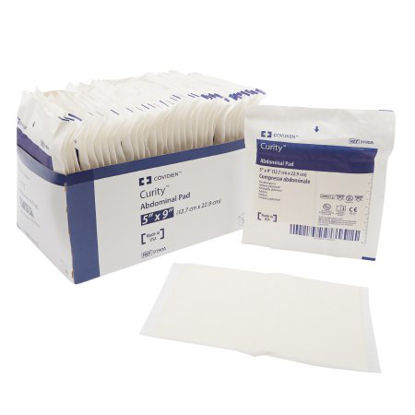 Picture of Abdominal Pad Curity™ Nonwoven Fluff 5 X 9 Inch Rectangle Sterile9190A