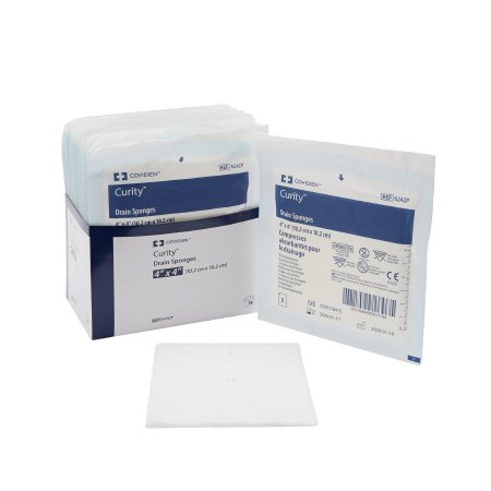 Picture of Split Sponge Curity™ Nonwoven 4 X 4 Inch Sterile6242P