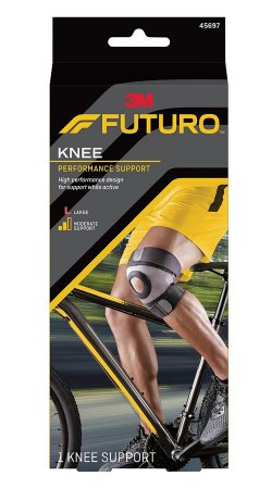 Picture of Knee Brace 3M™ Futuro™ Sport Moisture Control Large Pull-On / Hook and Loop Strap Closure 17 to 19 Inch Knee Circumference Left or Right Knee45697ENR