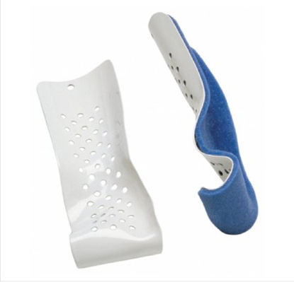 Picture of Colles' Wrist Splint ProCare® Padded Aluminum / Foam Left Hand Blue / White X-Small79-72112