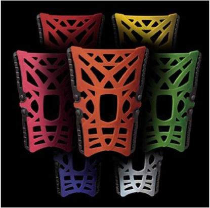 Picture of Knee Sleeve Reaction® X-Large / 2X-Large Pull-On / Hook and Loop Strap Closure 23-1/2 to 26-1/2 Inch Circumference Left or Right Knee11-0215-4