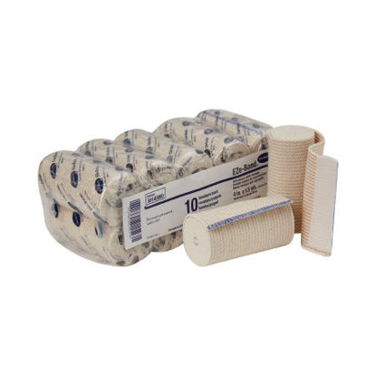 Picture of Elastic Bandage EZe-Band® 4 Inch X 5-1/2 Yard Standard Compression Double Hook and Loop Closure Tan NonSterile59140000
