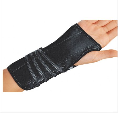 Picture of Wrist Brace ProCare® Aluminum / Flannel / Suede Left Hand Black Small79-87213