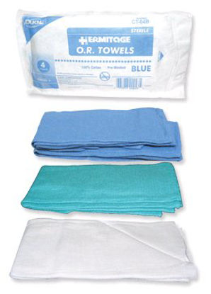 Picture of O.R. Towel Dukal™ 17 W X 26 L Inch Blue NonSterileCT-1730B