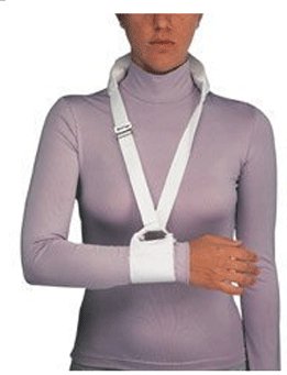 Picture of Collar and Cuff Arm Sling Procare® Web Strap / / Contact Closure / Buckle Closure One Size Fits Most79-92470