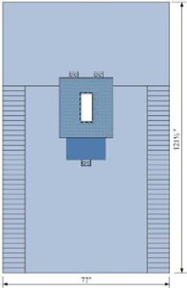 Picture of Abdominal Drape Laparotomy Drape 77 W X 121-1/2 Inch Sterile19166