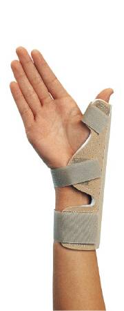 Picture of Thumb Splint ProCare® One Size Fits Most Hook and Loop Closure Left or Right Hand Beige79-96100