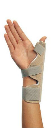 Picture of Thumb Splint ProCare® One Size Fits Most Hook and Loop Closure Left or Right Hand Beige79-96100