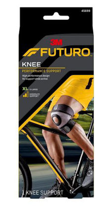 Picture of Knee Brace 3M™ Futuro™ Sport Moisture Control X-Large Pull-On / Hook and Loop Strap Closure 19 Inch and Up Knee Circumference Left or Right Knee45699ENR