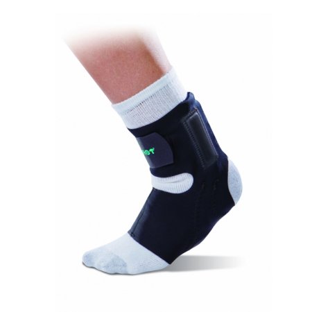 Picture of Ankle Support Aircast® AirHeel™ with Stabilizers Medium Pull-On / Hook and Loop Closure Male 7-1/2 to 11 / Female 8-1/2 to 12-1/2 Left or Right Foot09BM