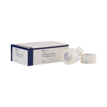 Picture of Medical Tape Kendall™ Hypoallergenic Clear Easy Tear Plastic 1 Inch X 10 Yard Transparent NonSterile8534C