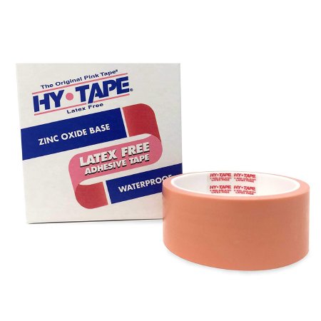 Picture of Medical Tape Hy-Tape® Waterproof Zinc Oxide Adhesive 1 Inch X 5 Yard Pink NonSterile110BLF