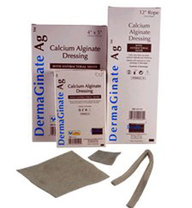 Picture of Silver Alginate Dressing DermaGinate/ Ag™ 4 X 5 Inch Rectangle Sterile00525E
