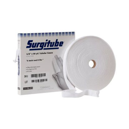 Picture of Tubular Retainer Dressing Surgitube® Cotton 5/8 Inch X 50 Yard Size 1 White Small Finger / Toe NonSterileGL219