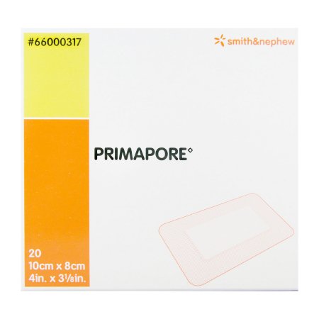 Picture of Adhesive Dressing Primapore 3-1/8 X 4 Inch Polyester Rectangle White Sterile66000317