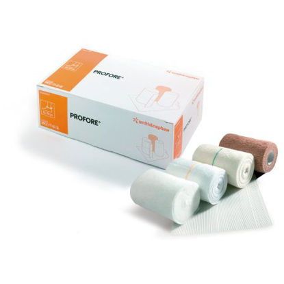 Picture of 4 Layer Compression Bandage System Profore 5-1/2 X 8 Inch / 4 Inch X 4 Yard / 4 Inch X 3 Yard / 4 Inch X 2-4/5 Yard Standard Compression Self-adherent / Tape Closure Tan NonSterile66020016