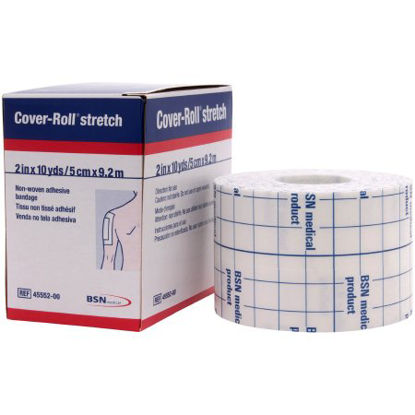Picture of Dressing Retention Tape with Liner Cover-Roll® Stretch Nonwoven Polyester 2 Inch X 10 Yard White NonSterile45552