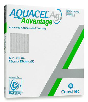 Picture of Silver Dressing Aquacel® Ag Advantage 6 X 6 Inch Square Sterile422298