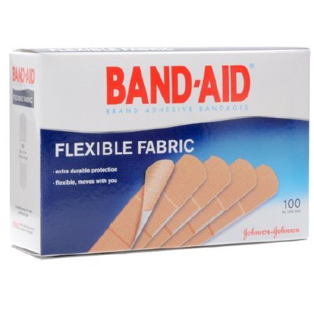 Picture of Adhesive Strip Band-Aid® 1 X 3 Inch Fabric Rectangle Tan Sterile08137004444
