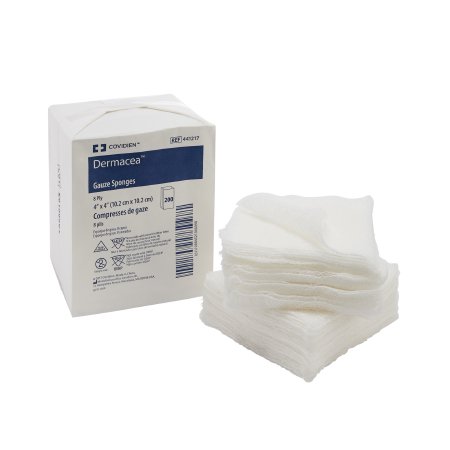 Picture of Gauze Sponge Dermacea™ Cotton 8-Ply 4 X 4 Inch Square NonSterile441217