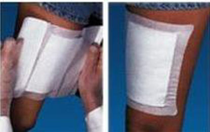 Picture of Adhesive Dressing 4 X 4 Inch Gauze Square White Sterile816-454N