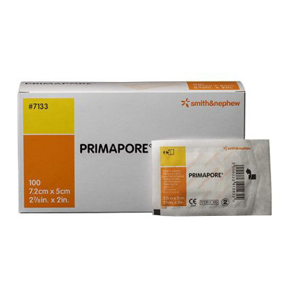 Picture of Adhesive Dressing Primapore 2 X 3 Inch Polyester Rectangle White Sterile7133